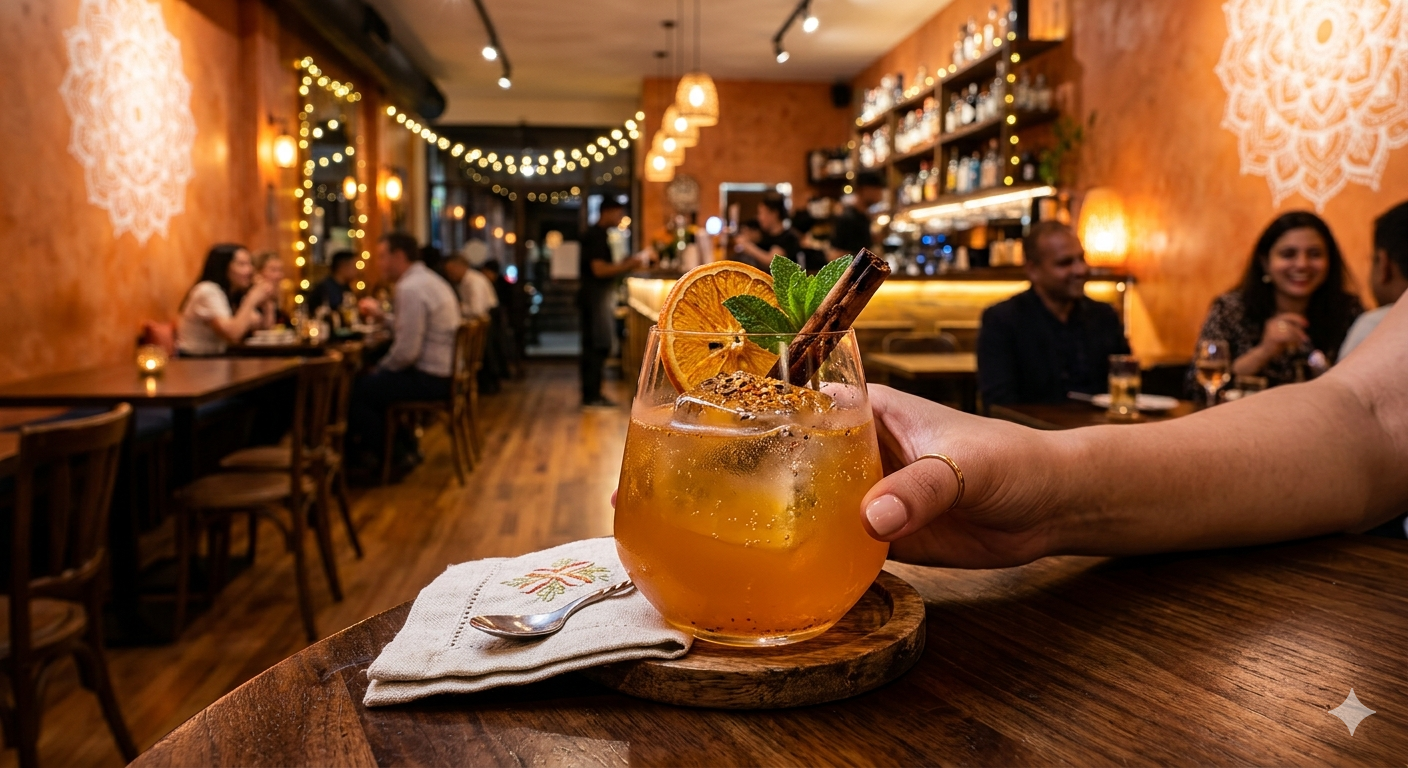 Craft tropical cocktails